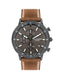 Lee Cooper LC07943.064 Quartz Men Super Metal Case Leather Band Gun Dail Watch - Zamana.pk