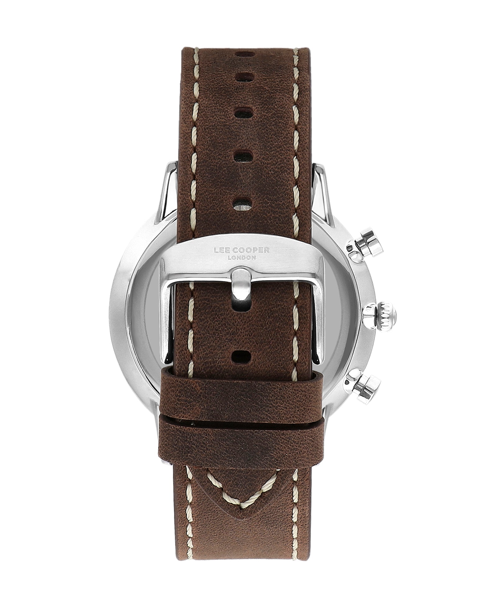 Lee Cooper LC07943.374 Quartz Men Super Metal Case Leather Band Green Dail Watch - Zamana.pk