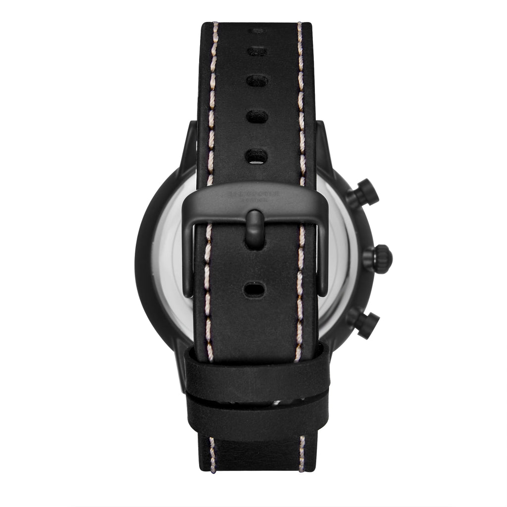 Lee Cooper LC07943.651 Quartz Men Super Metal Case Leather Band Black Dail Watch - Zamana.pk