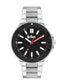 Lee Cooper LC07945.350 Quartz Men Super Metal Case Metal Band Black Dail Watch - Zamana.pk