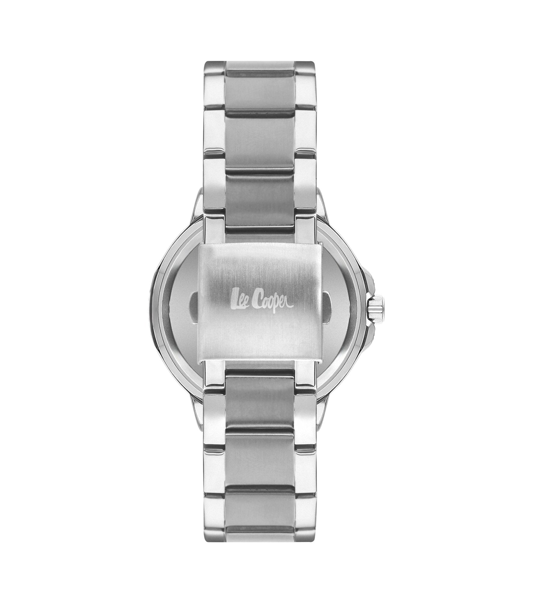 Lee Cooper LC07945.350 Quartz Men Super Metal Case Metal Band Black Dail Watch - Zamana.pk