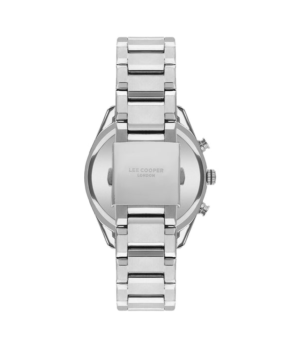 Lee Cooper LC07947.390 Quartz Men Super Metal Case Metal Band Dark Blue Dail Watch - Zamana.pk