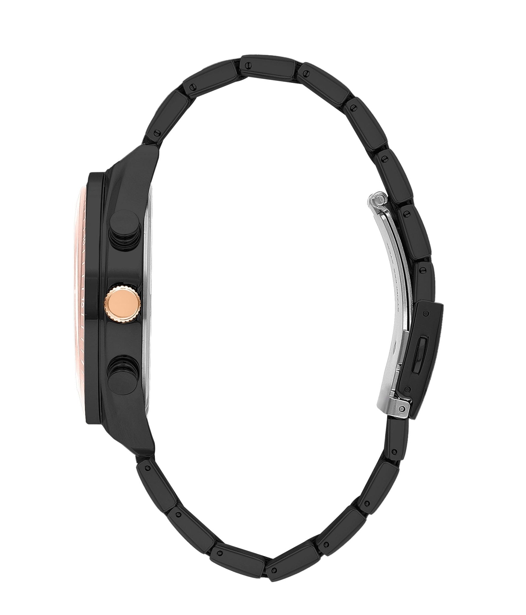 Lee Cooper LC07949.650 Quartz Men Super Metal Case Metal Band Black Dail Watch Secondary image
