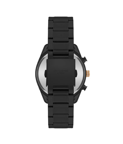 Lee Cooper LC07949.650 Quartz Men Super Metal Case Metal Band Black Dail Watch - Zamana.pk