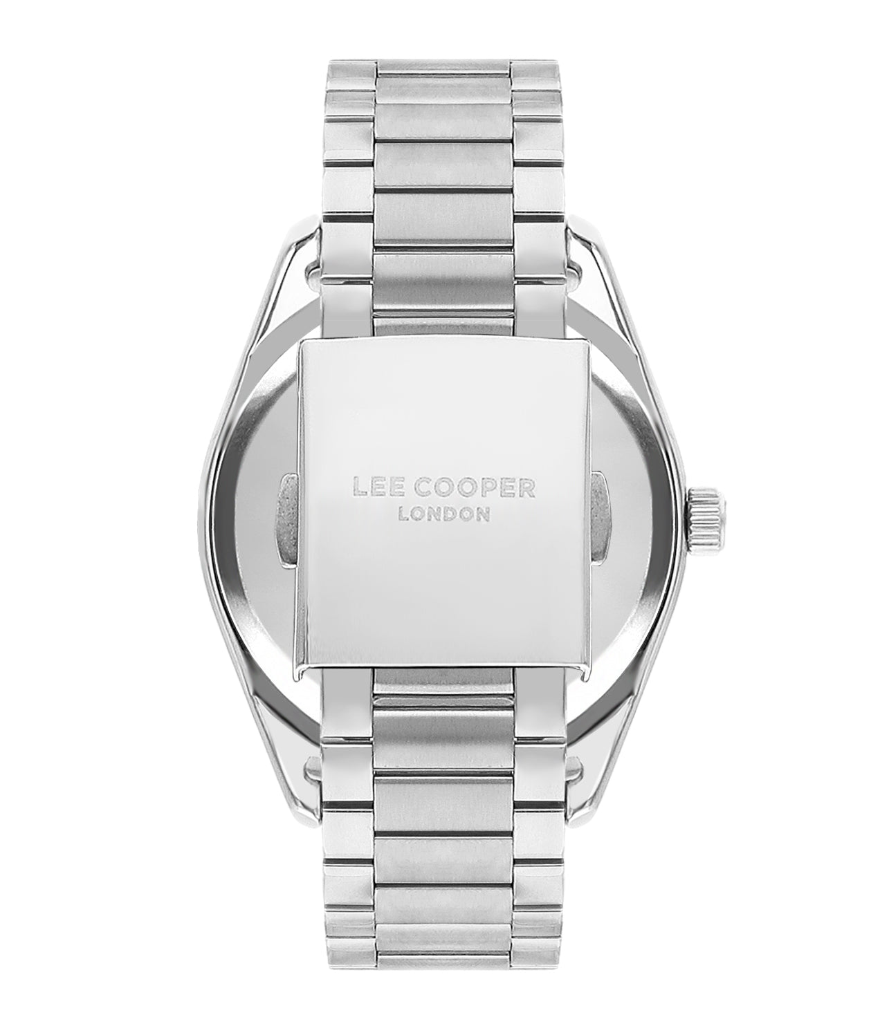 Lee Cooper LC07950.260 Quartz Men Super Metal Case Metal Band Gun Dail Watch - Zamana.pk