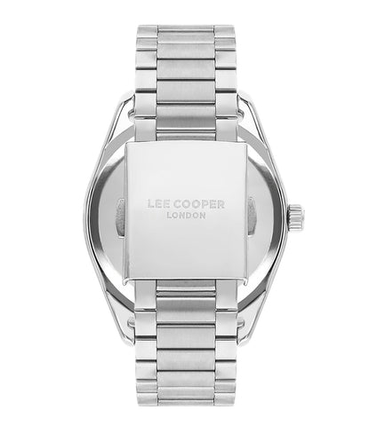 Lee Cooper LC07950.390 Quartz Men Super Metal Case Metal Band Dark Blue Dail Watch - Zamana.pk