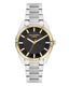 Lee Cooper LC07951.260 Quartz Women Super Metal Case Metal Band Gun Dail Watch - Zamana.pk