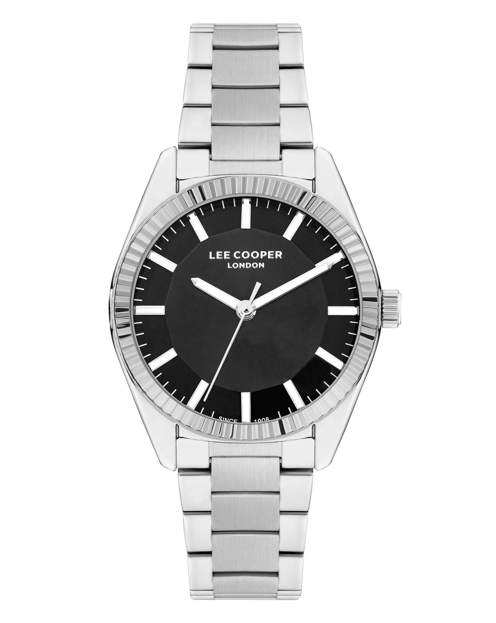 Lee Cooper LC07951.390 Quartz Women Super Metal Case Metal Band Dark Blue Dail Watch - Zamana.pk Main image