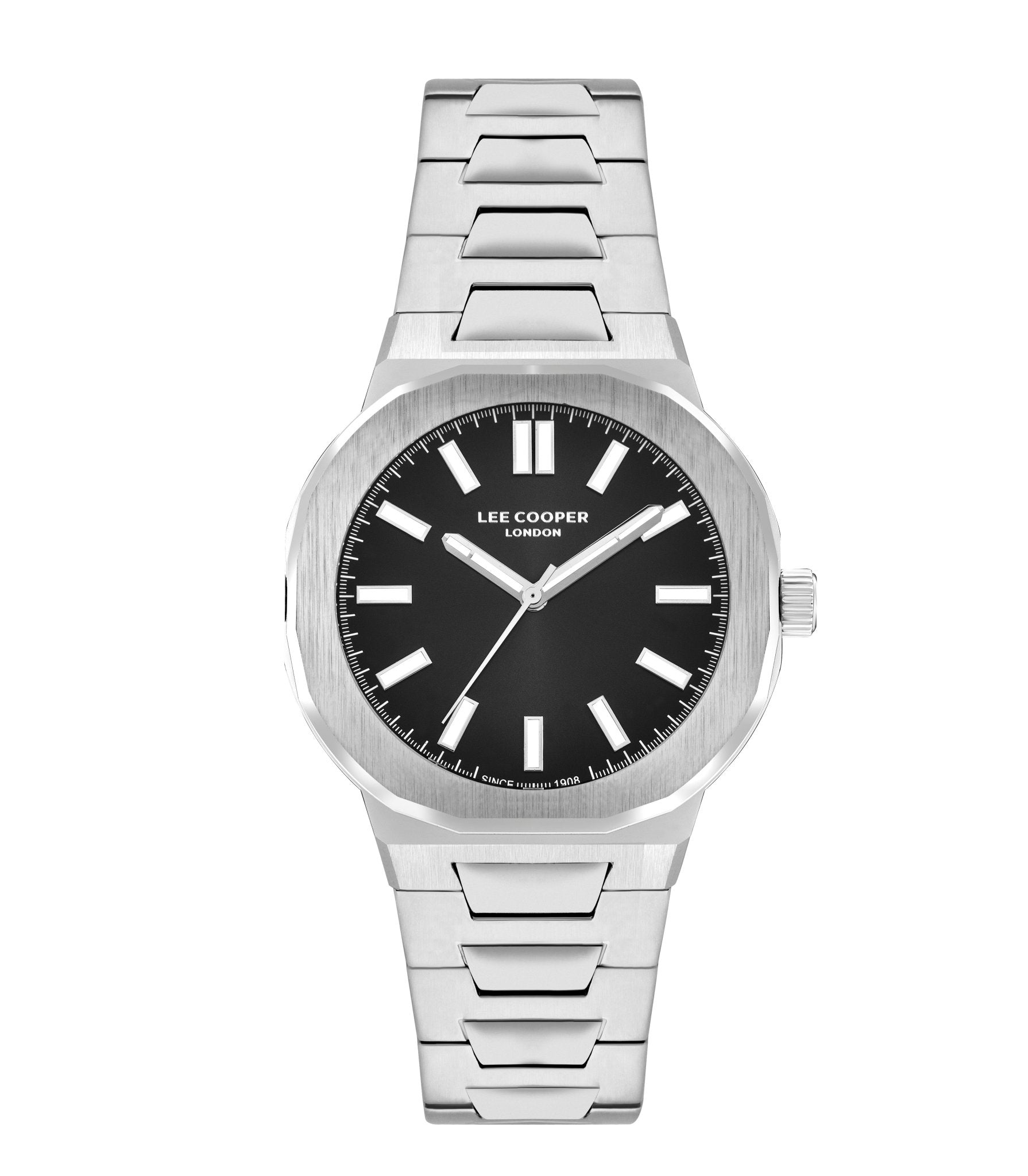 Lee Cooper LC07952.380 Quartz Men Super Metal Case Metal Band Dark Blue Dail Watch - Zamana.pk Main image