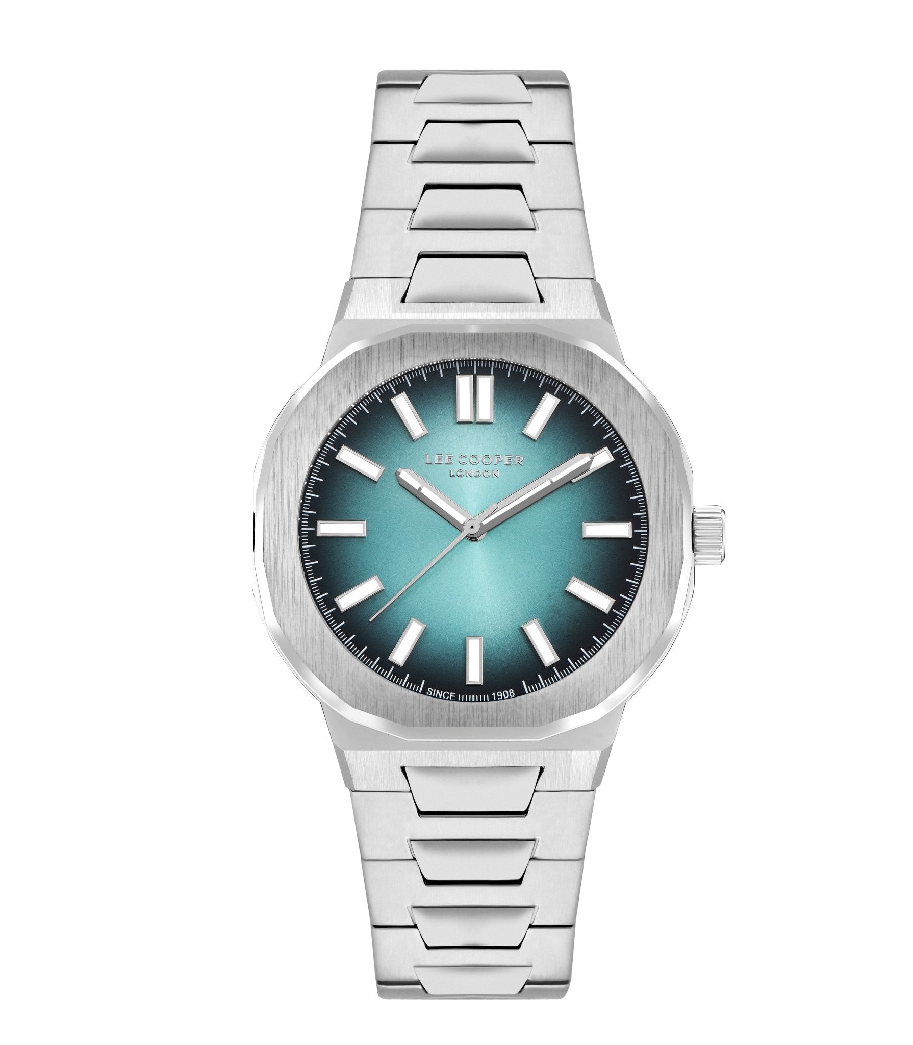 Lee Cooper LC07952.390 Quartz Men Super Metal Case Metal Band Blue Dail Watch - Zamana.pk