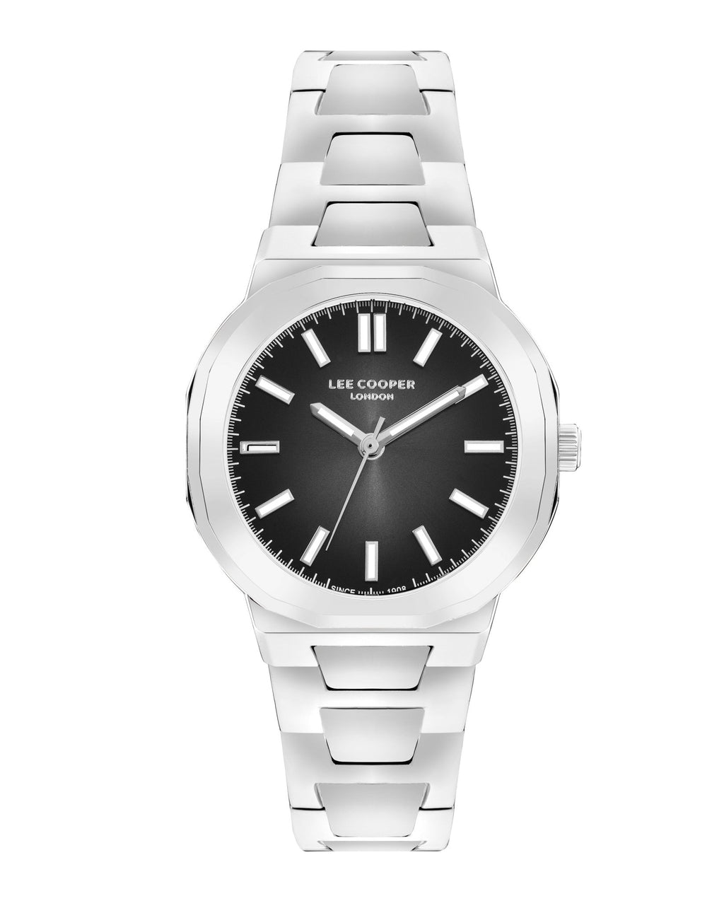 Lee Cooper LC07953.370 Quartz Women Super Metal Case Metal Band Black Dail Watch - Zamana.pk