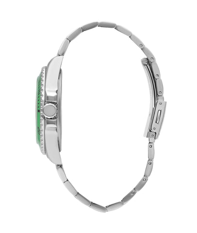 Lee Cooper LC07954.370 Quartz Men Super Metal Case Metal Band Green Dail Watch - Zamana.pk