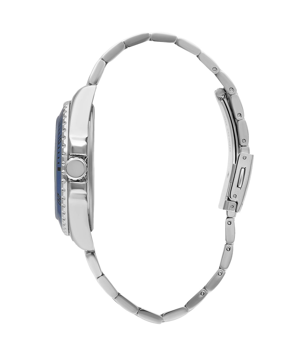 Lee Cooper LC07954.390 Quartz Men Super Metal Case Metal Band Dark Blue Dail Watch - Zamana.pk