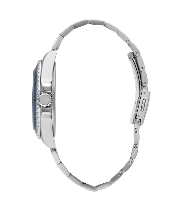 Lee Cooper LC07954.390 Quartz Men Super Metal Case Metal Band Dark Blue Dail Watch - Zamana.pk