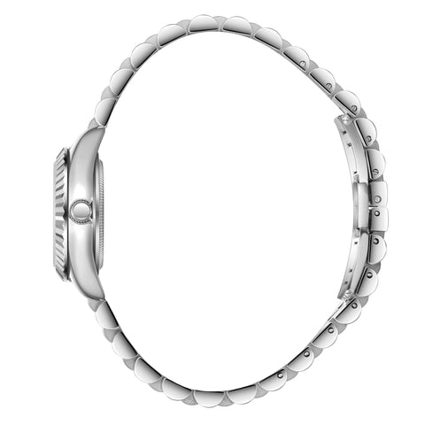 Lee Cooper LC07956.330 Quartz Women Super Metal Case Metal Band Silver Dail Watch - Zamana.pk