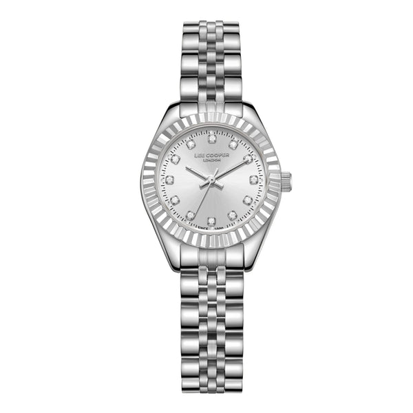Lee Cooper LC07956.350 Quartz Women Super Metal Case Metal Band Black Dail Watch - Zamana.pk