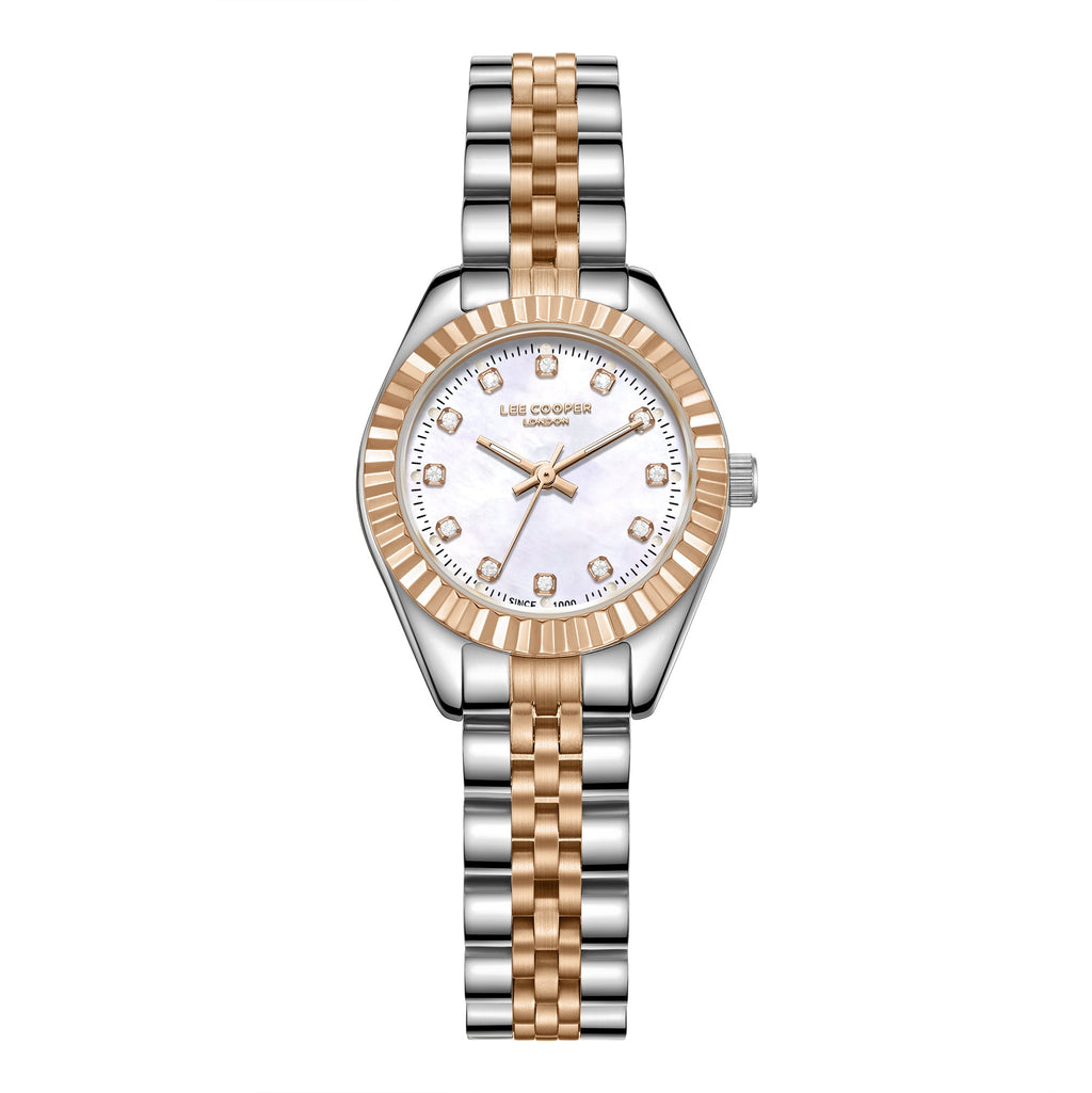 Lee Cooper LC07956.520 Quartz Women Super Metal Case Metal Band Silver Dail Watch - Zamana.pk