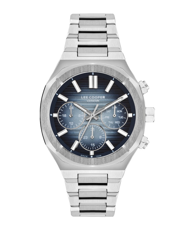 Lee Cooper LC07959.390 Quartz Men Super Metal Case Metal Band Blue Dail Watch - Zamana.pk