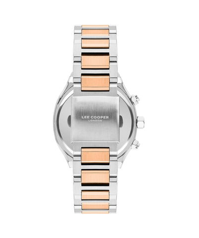 Lee Cooper LC07959.540 Quartz Men Super Metal Case Metal Band Brown Dail Watch - Zamana.pk