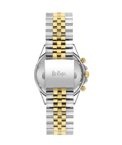 Lee Cooper LC07963.230 Quartz Men Super Metal Case Metal Band Silver Dail Watch - Zamana.pk