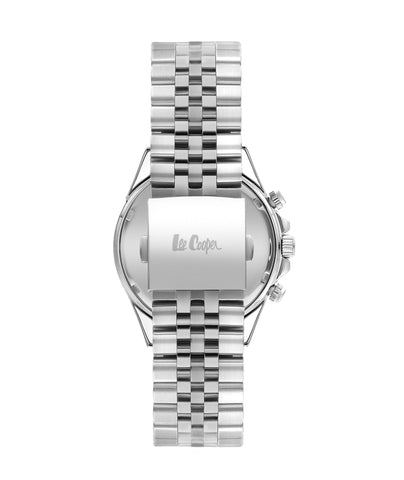 Lee Cooper LC07963.350 Quartz Men Super Metal Case Metal Band Black Dail Watch - Zamana.pk