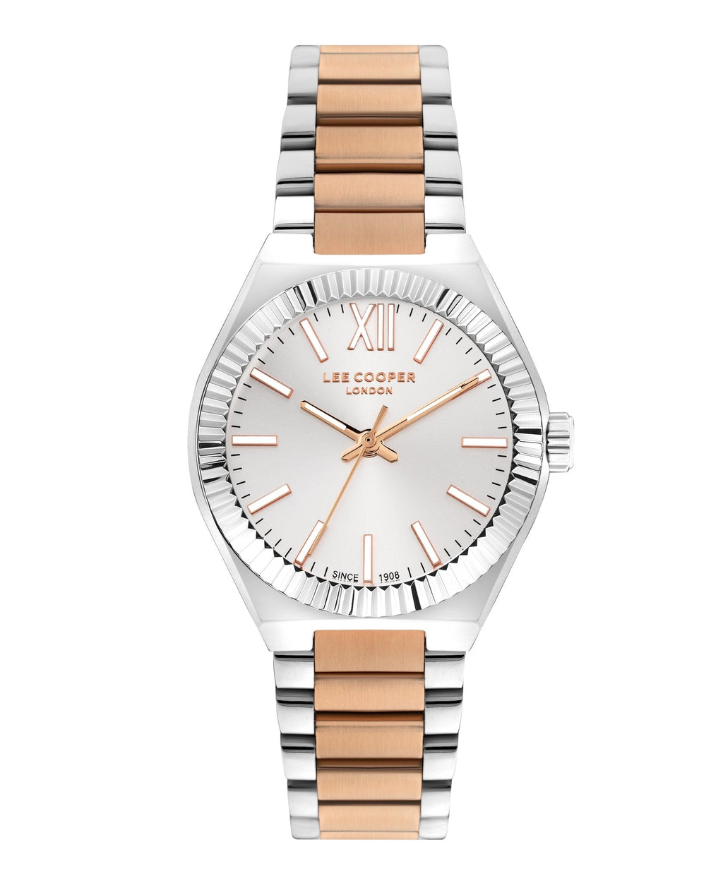 Lee Cooper LC07970.530 Quartz Women Super Metal Case Metal Band Silver Dail Watch - Zamana.pk
