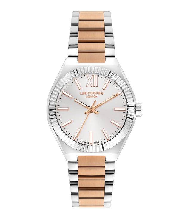 Lee Cooper LC07970.530 Quartz Women Super Metal Case Metal Band Silver Dail Watch - Zamana.pk