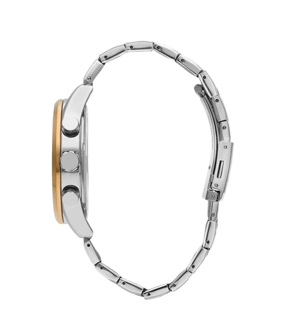Lee Cooper LC07986.530 Quartz Men Super Metal Case Metal Band Silver Dail Watch - Zamana.pk