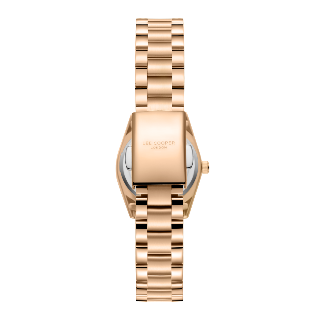 Lee Cooper LC08155.470 Women's Green Mop Dial Rose Gold Strap Watch - Photo 4 - Zamana