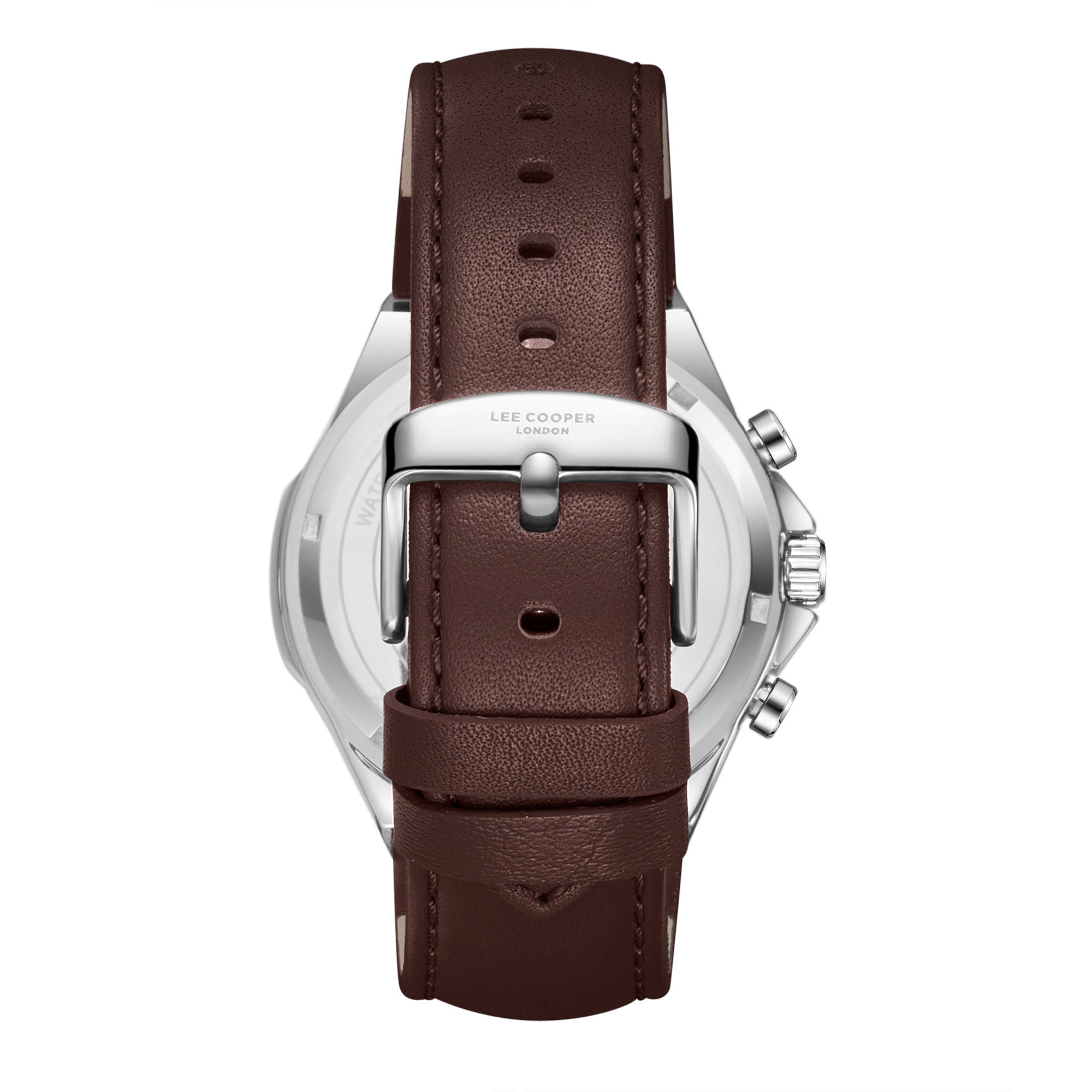 Lee Cooper LC08223.562 Men's Dark Brown Leather Strap Watch - Photo 4 - Zamana