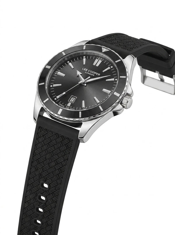 Lee Cooper LC08257.351 Silicone Strap & Clasp Detail - Zamana