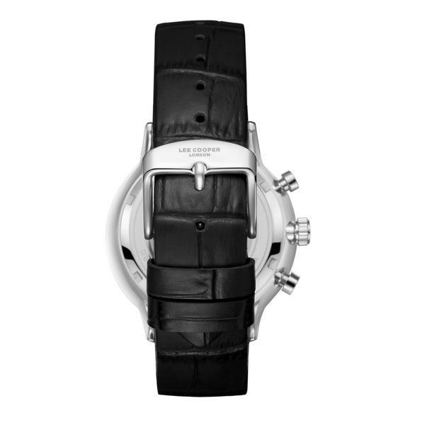 Lee Cooper LC08333.351 Men's Black Dial Leather Strap Watch - Photo 4 - Zamana