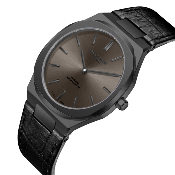 Lee Cooper LC08336.061 Men's Leather Strap & Clasp Detail - Zamana
