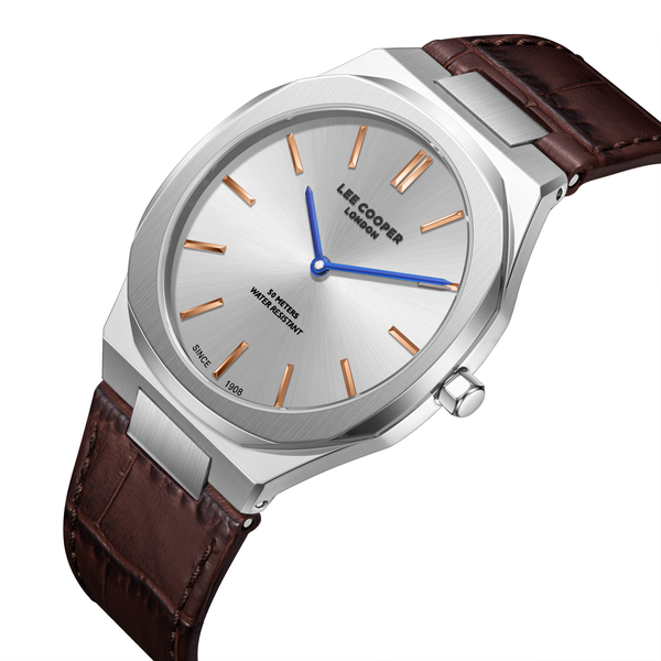 Lee Cooper LC08336.332 Stainless Steel Case & Strap Detail - Zamana