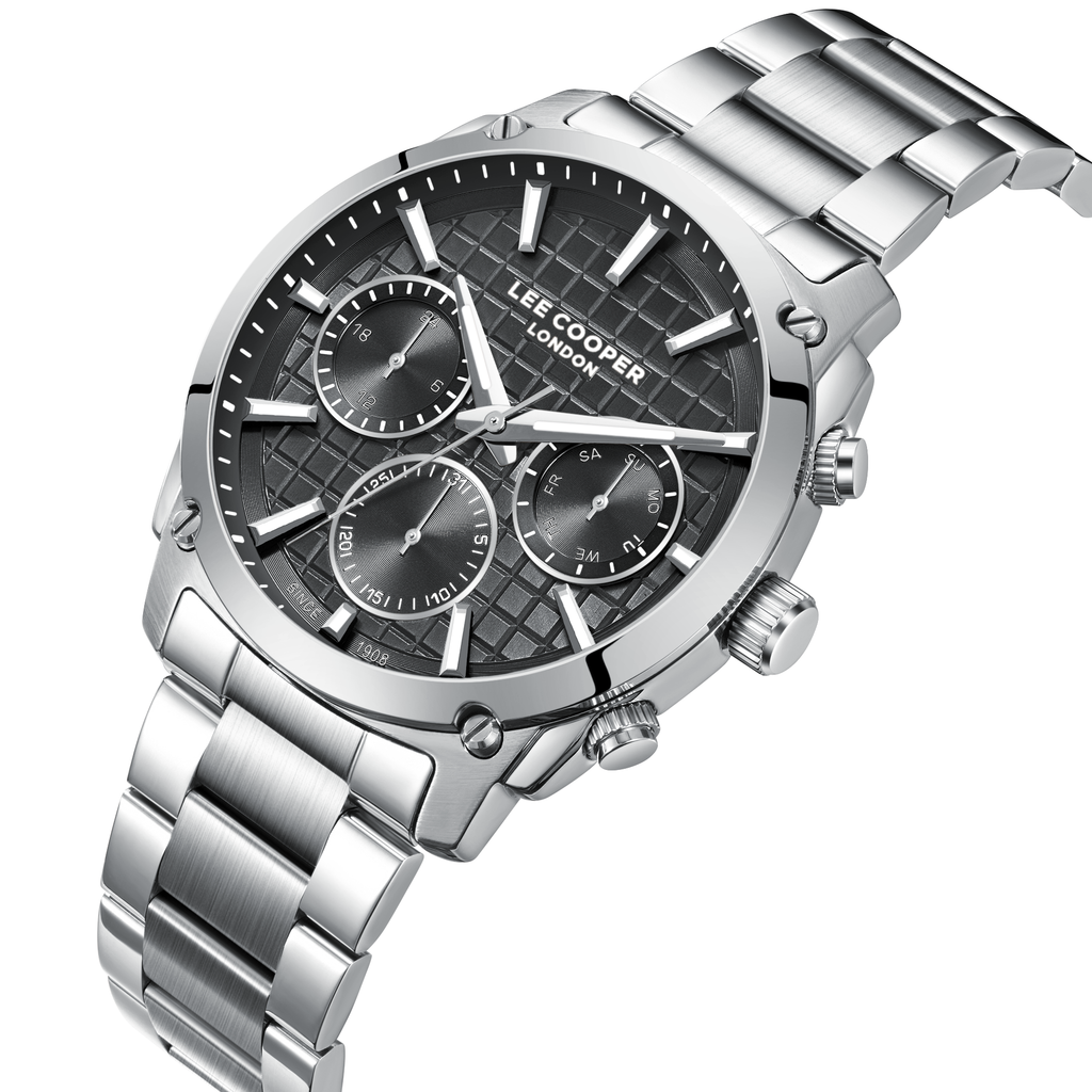 Lee Cooper LC08348.350 Men's Metal Strap & Clasp Detail - Zamana