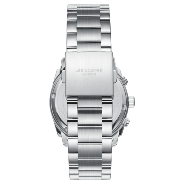 Lee Cooper LC08348.350 Men's Black Dial Metal Strap Watch - Photo 4 - Zamana