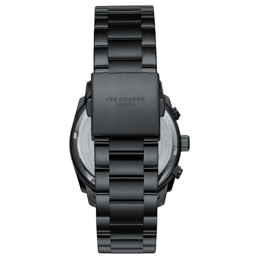 Lee Cooper LC08348.650 Men's Black Dial Metal Strap Watch - Photo 4 - Zamana