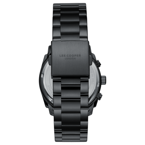 Lee Cooper LC08348.650 Men's Black Dial Metal Strap Watch - Photo 4 - Zamana