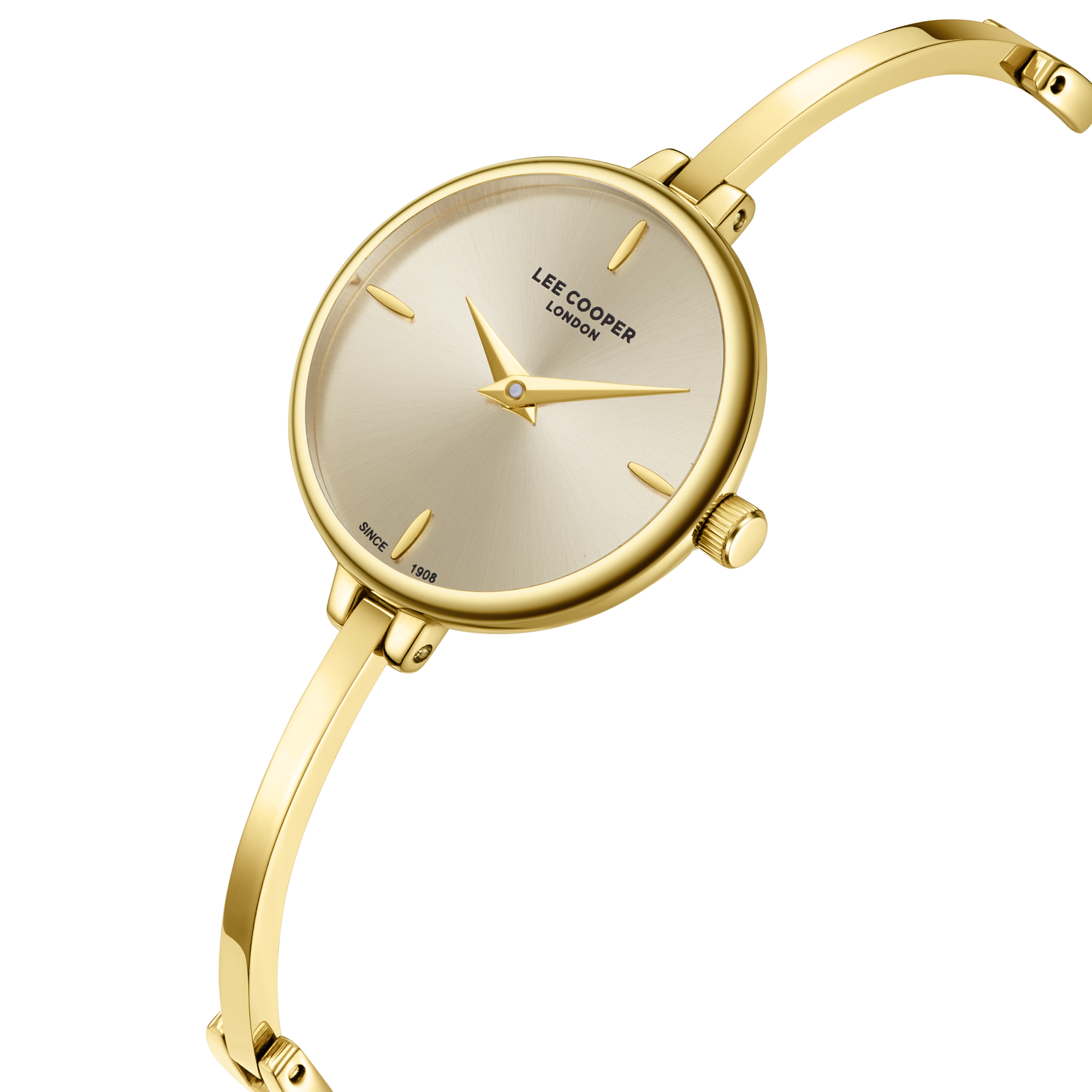 Lee Cooper LC08350.110 Women's Gold Dial Metal Strap Watch Secondary image