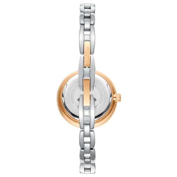 Lee Cooper LC08350.520 Women's White Mop Dial Silver/Rose Gold Strap Watch - Photo 4 - Zamana