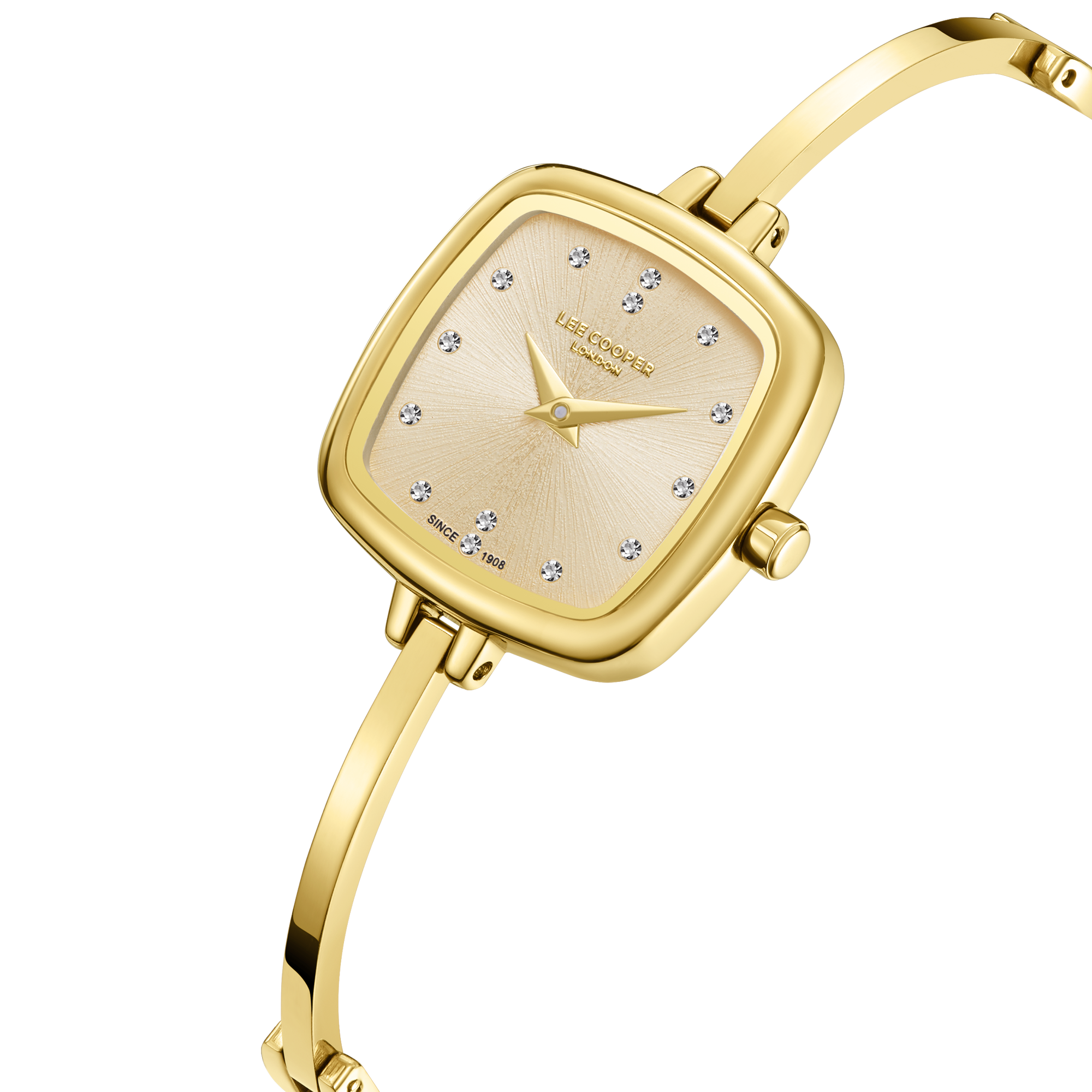 Lee Cooper LC08353.110 Women's Gold Dial Metal Strap Watch Secondary image