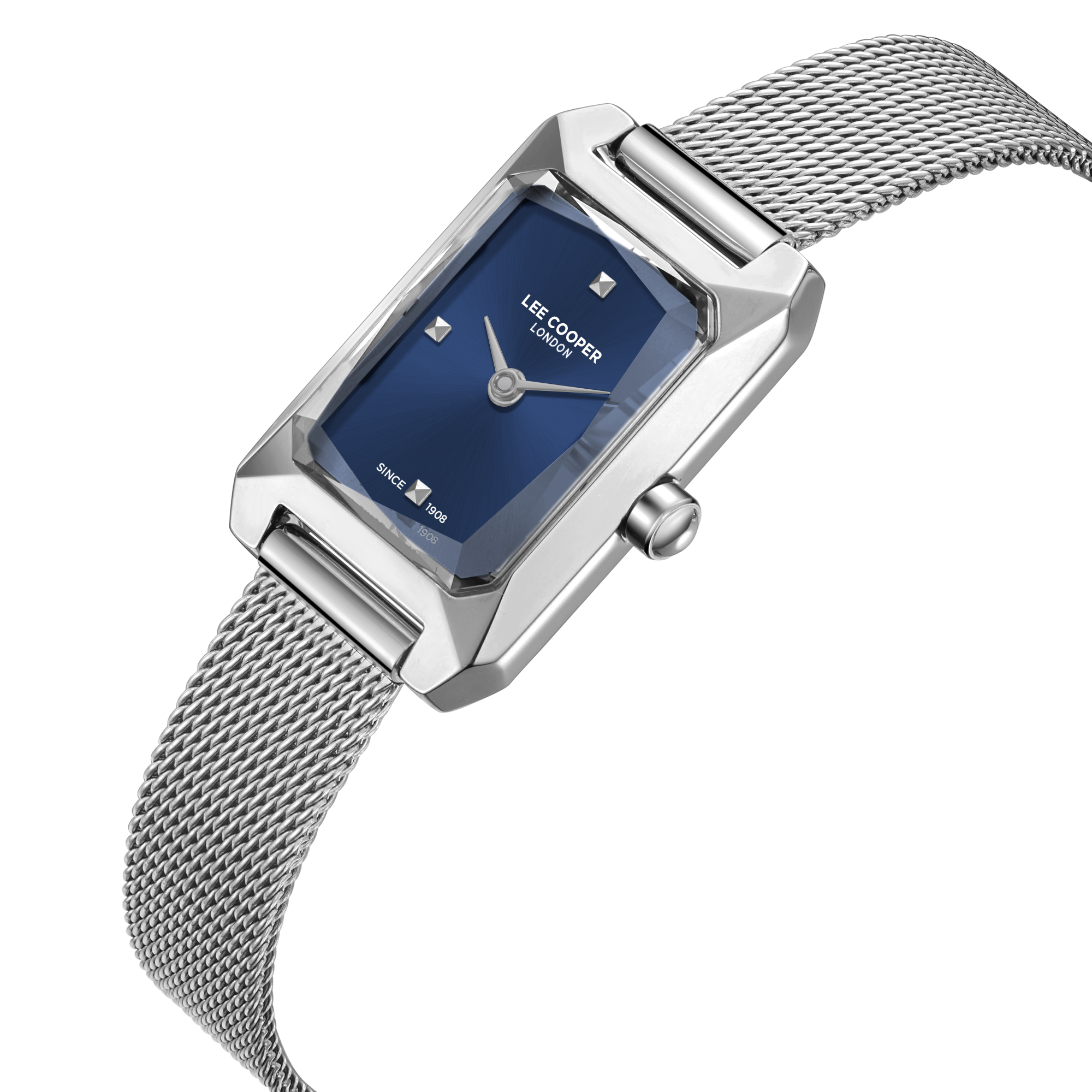 Lee Cooper LC08359.390 Women's Dark Blue Dial Mesh Strap Watch Secondary image