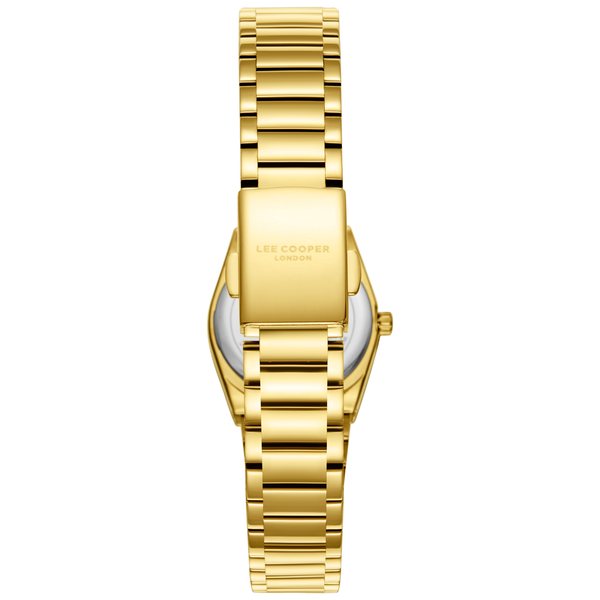 Lee Cooper LC08362.130 Women's Silver Dial Gold Metal Strap Watch - Photo 4 - Zamana
