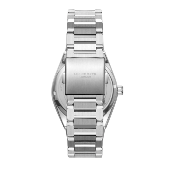 Lee Cooper LC08363.390 Men's Dark Blue Dial Metal Strap Watch - Photo 4 - Zamana