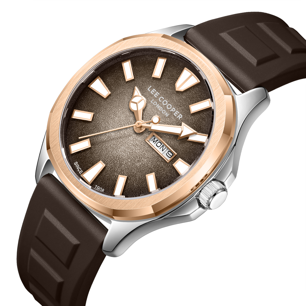 Lee Cooper LC08364.542 Stainless Steel Case & Clasp Detail - Zamana