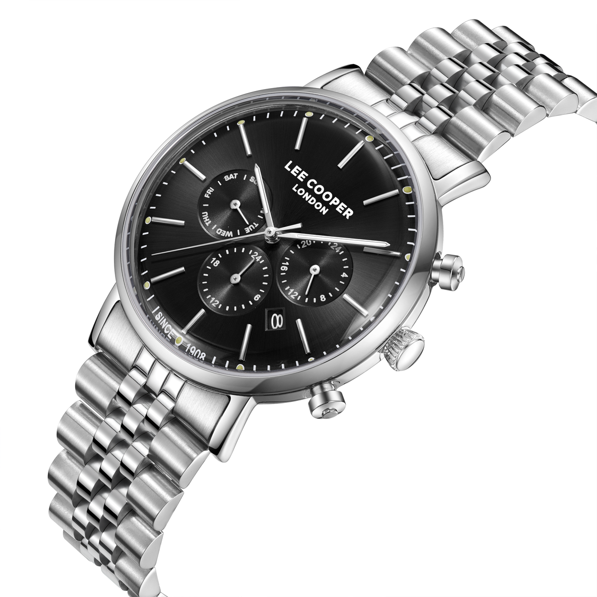 Lee Cooper LC08372.350 Stainless Steel Bracelet & Clasp Detail - Zamana
