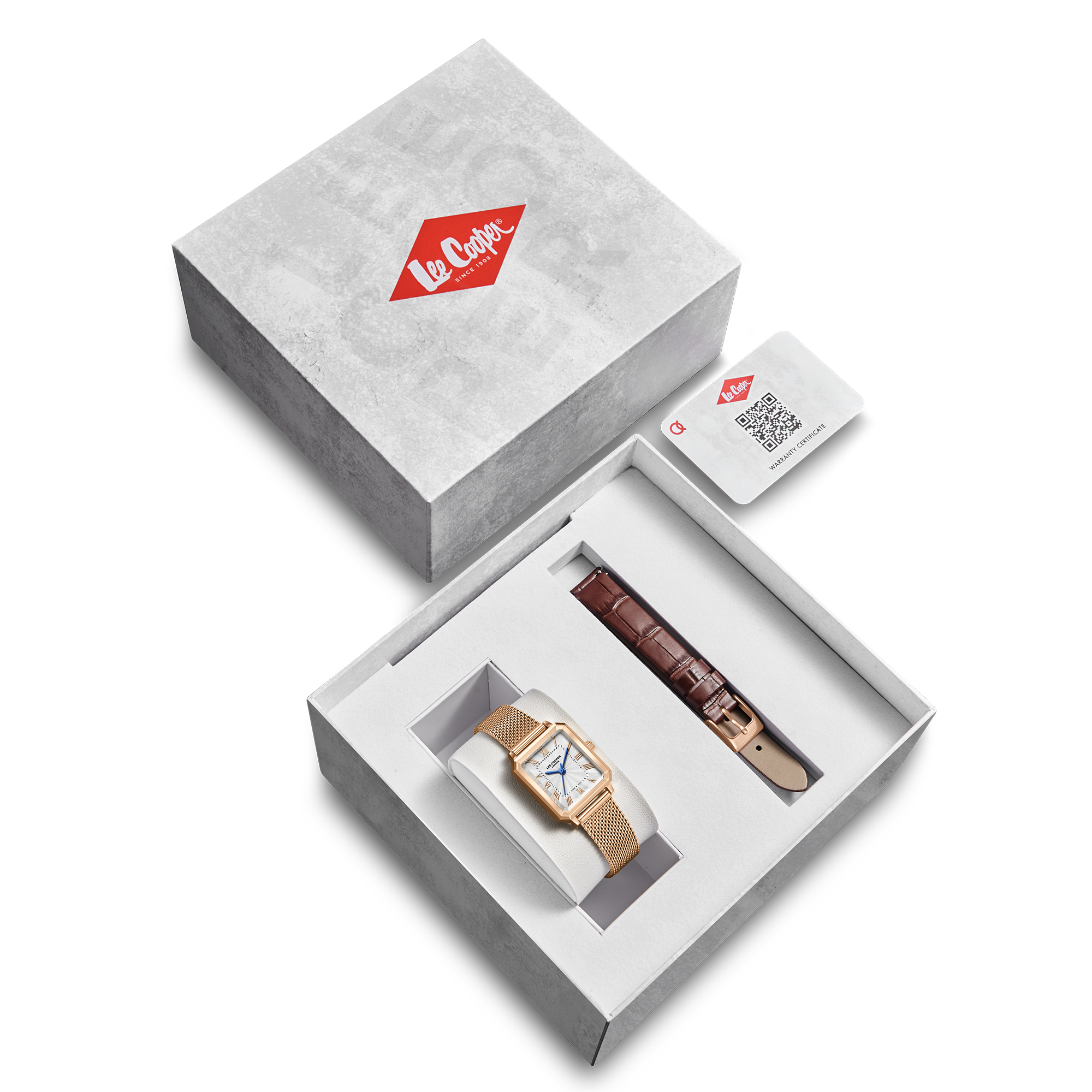 Lee Cooper LC08376.432 Women's Brown Leather Strap Watch - Photo 5 - Zamana