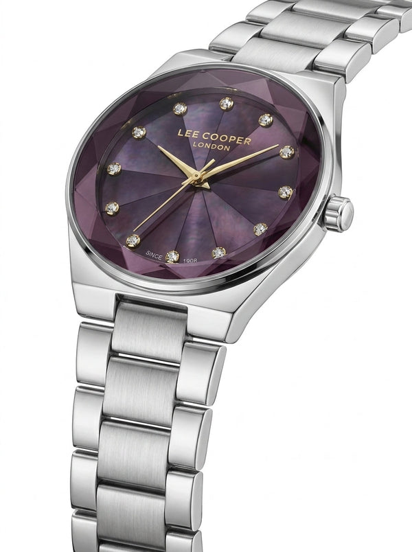 Lee Cooper LC08378.381 Women's Watch Water Resistant Caseback - Zamana