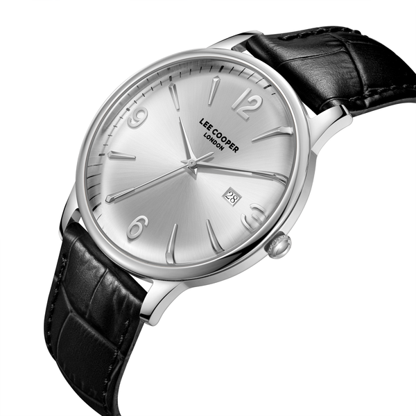 Lee Cooper LC08379.331 Watch Stainless Steel Case & Clasp Detail - Zamana
