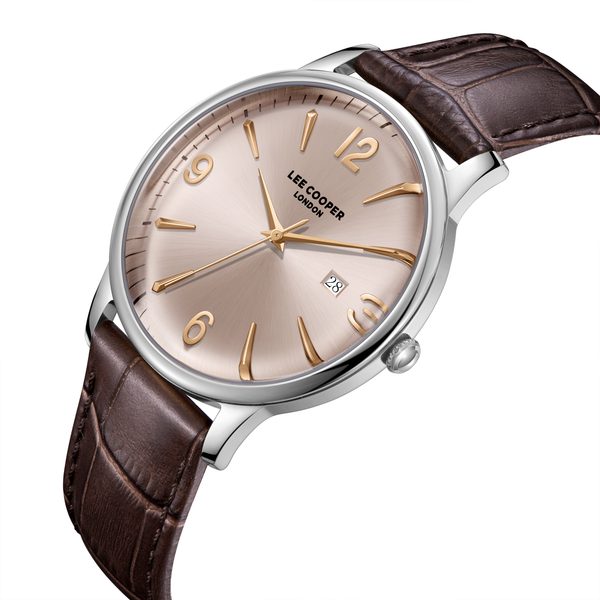 Lee Cooper LC08379.362 Men's Leather Strap & Clasp Detail - Zamana